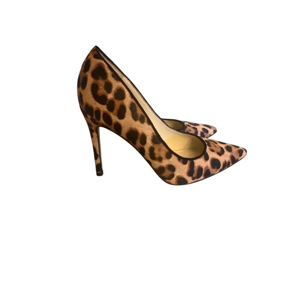 Nine West Womens 6M Leopard Print Stiletto Heels Office Professional - Picture 2 of 7